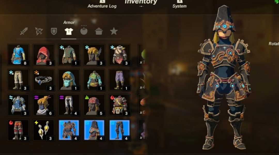 Ancient Armor in Breath of the Wild Unleash the Power of the Ancients