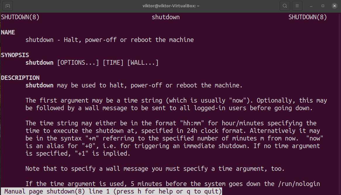 Linux Shutdown Command A Guide to Shutting Down Your System