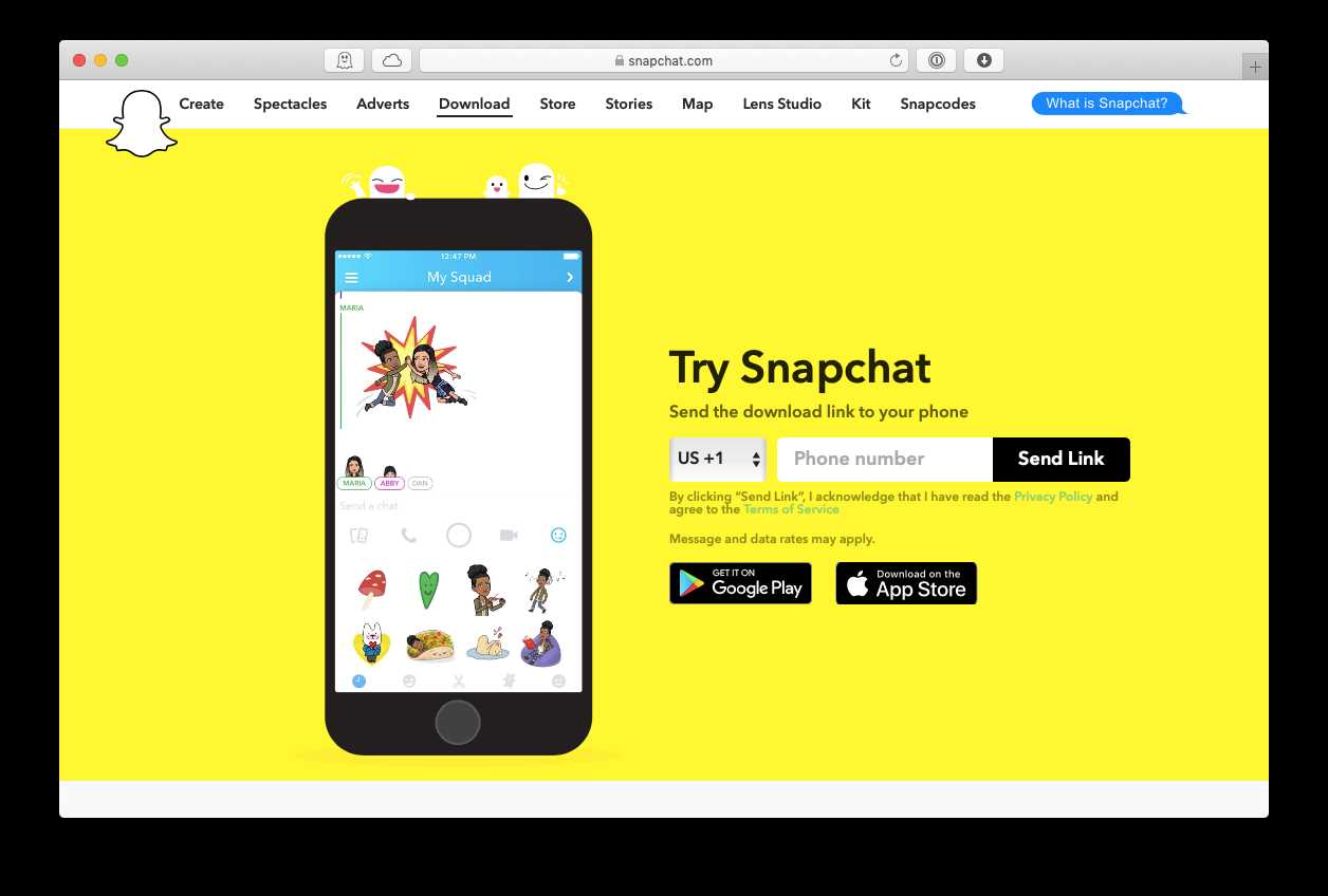 Creating a Snapchat Account