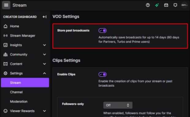 Twitch VODs Archive How to Save and Watch Past Broadcasts
