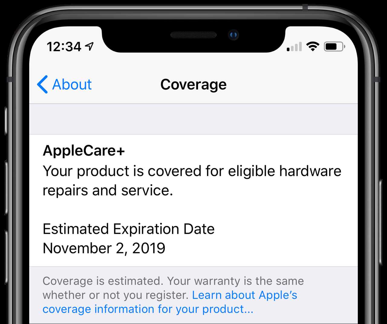 What does AppleCare cover?
