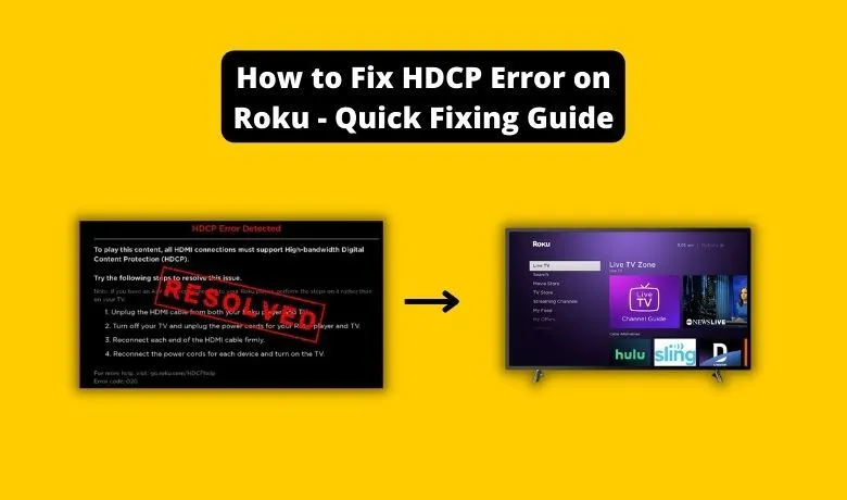 Why does HDCP Error occur?