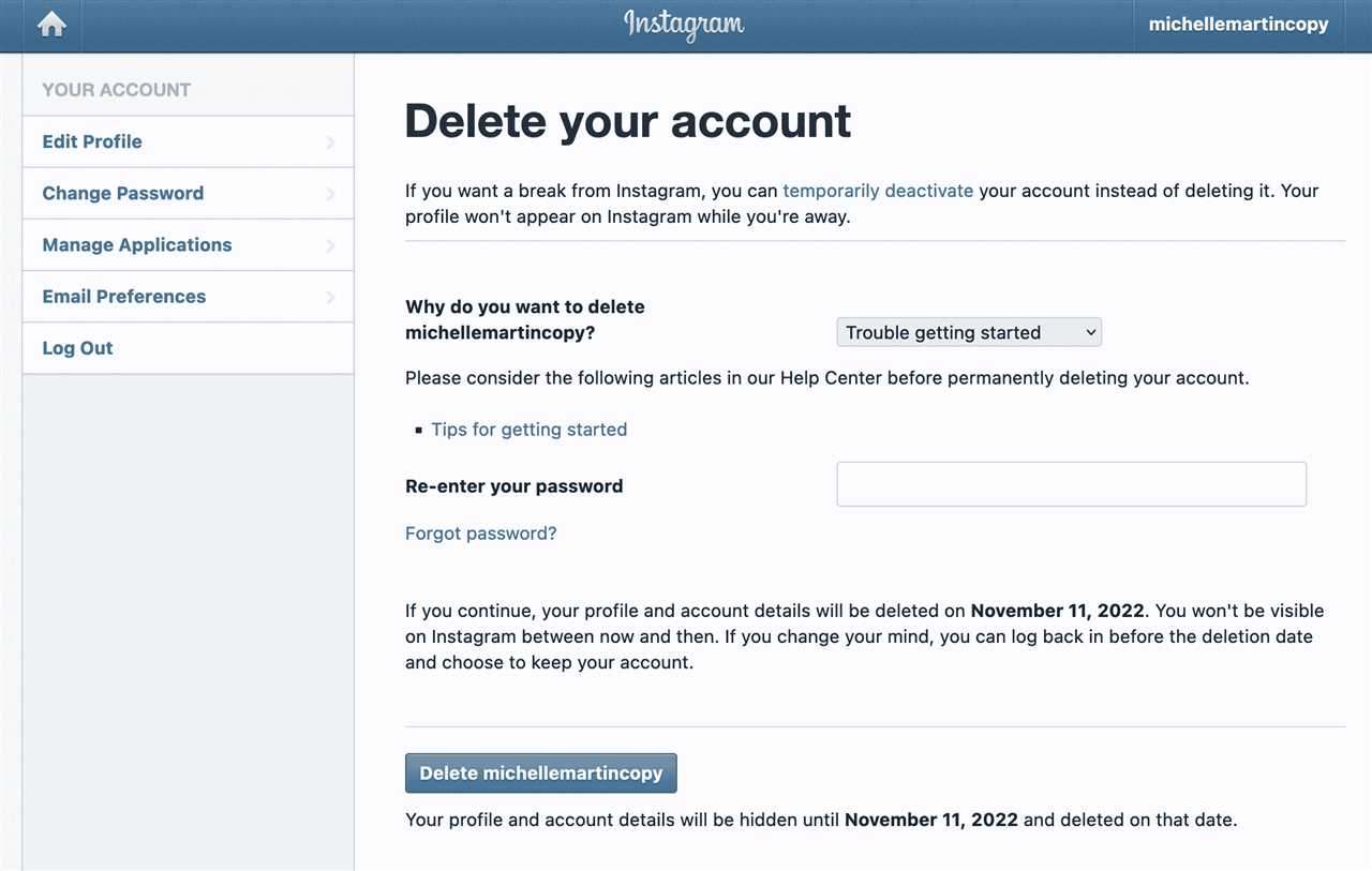 Step 2: Access the Account Settings