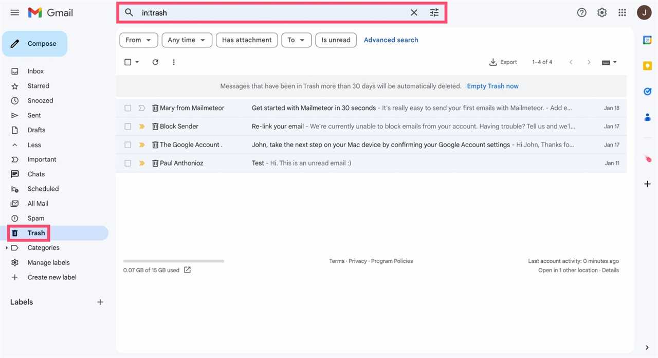 How to Recover Deleted Emails in Gmail Step-by-Step Guide