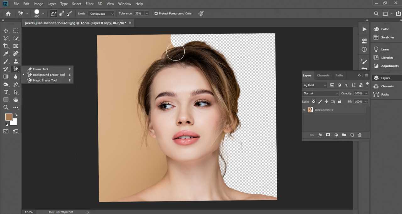 Step 1: Open the image in Photoshop