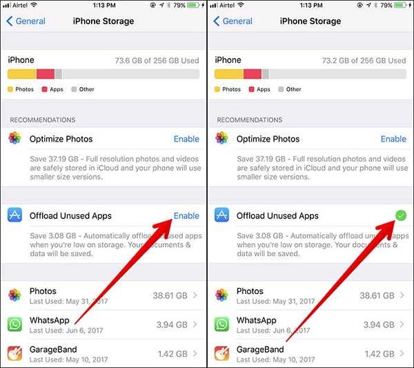 Offload Unused Apps How to Free Up Space on Your Device