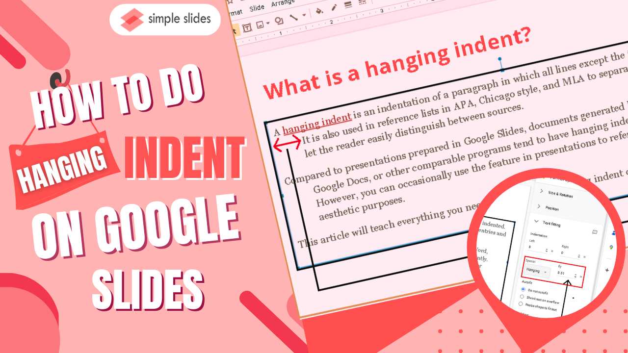 What is a Hanging Indent?