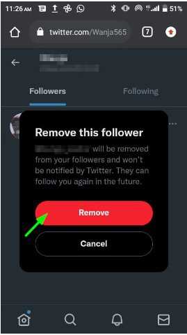 Understanding the implications of removing a follower
