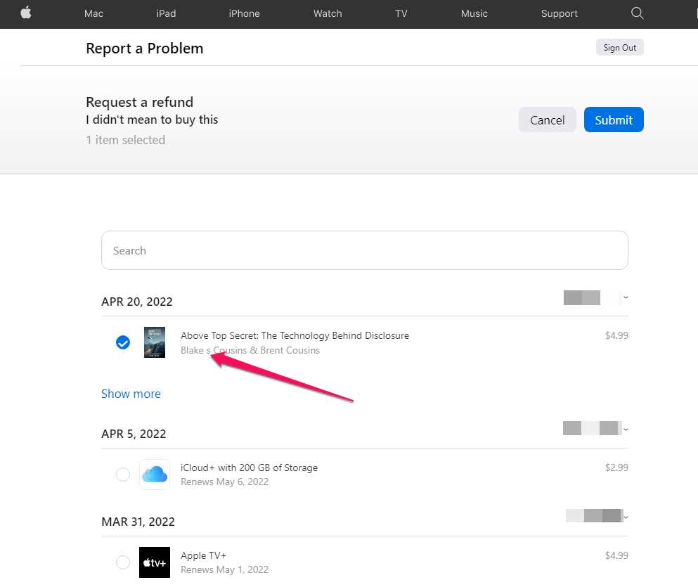 Timeframe for Apple Refund Requests