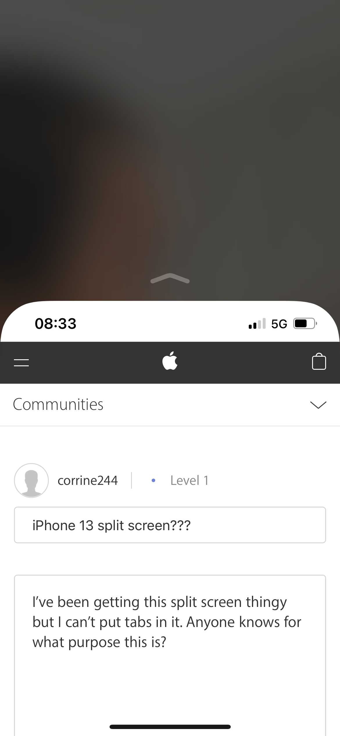 How to enable split screen on iPhone