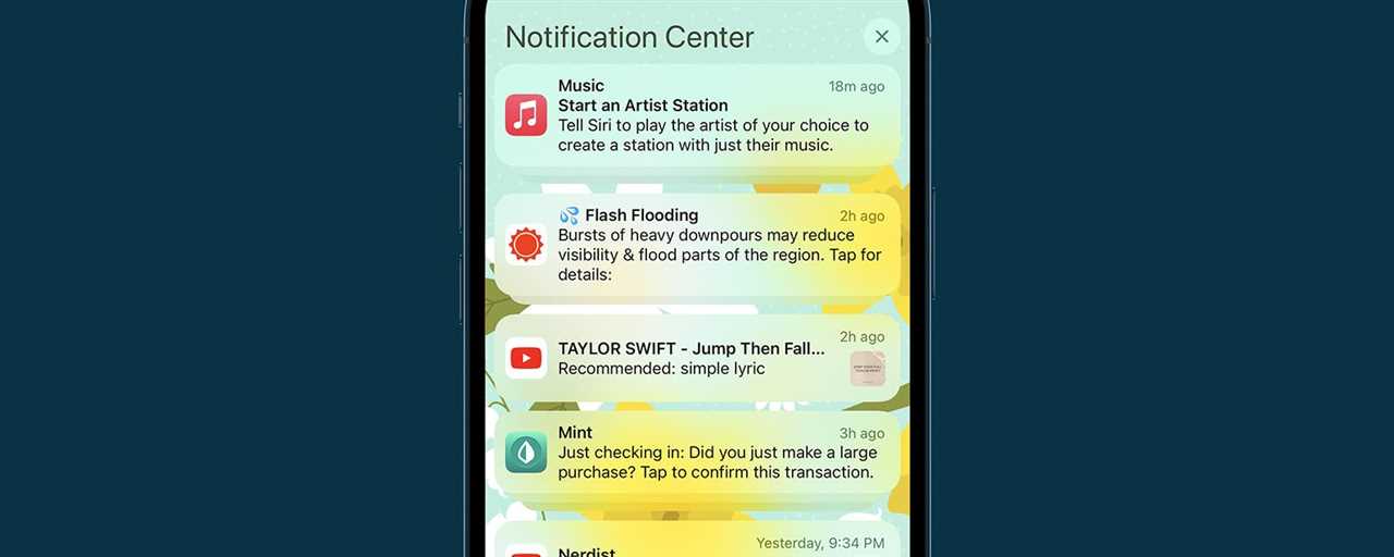 Exploring the History of Notification Centers