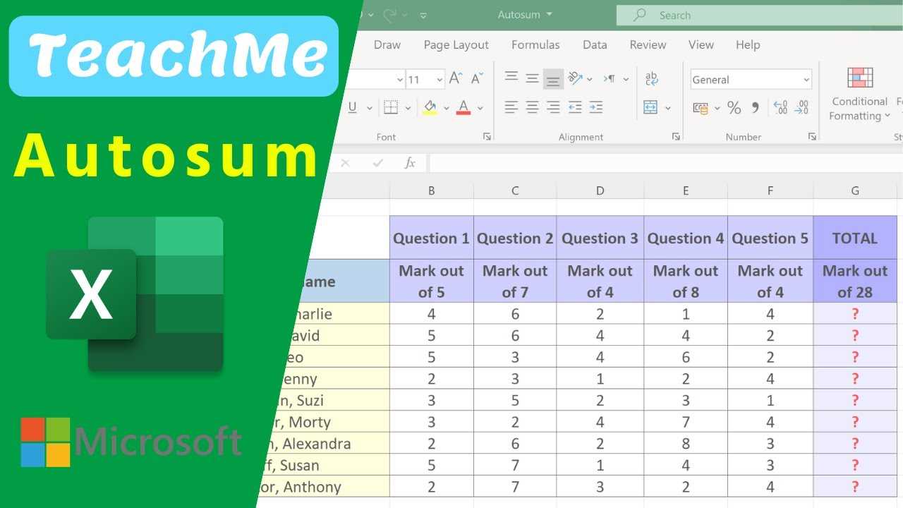 How to Use Autosum in Excel A Comprehensive Guide