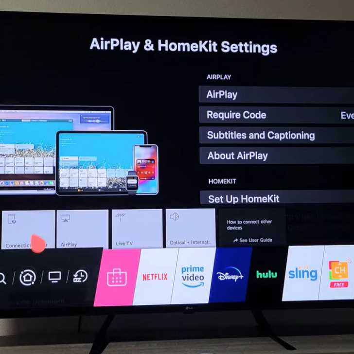 Connecting Your LG TV to AirPlay