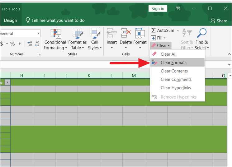 Additional Tips for Clearing Formatting in Excel