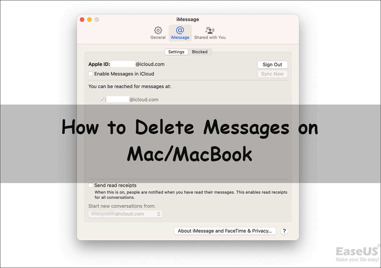 Deleting the Message