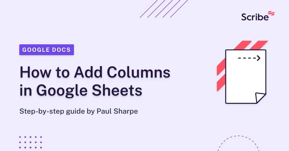 How to Add Columns in Google Sheets A Step-by-Step Guide