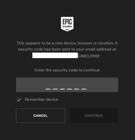 How to Enable 2FA on Epic Games Account