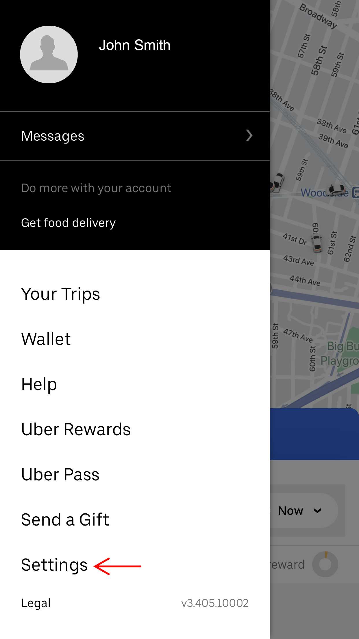 Tap on the Uber App Icon to Open