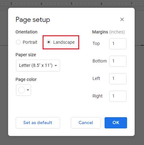 Open your Google Docs document